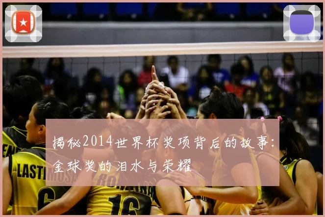揭秘2014世界杯奖项背后的故事:金球奖的泪水与荣耀